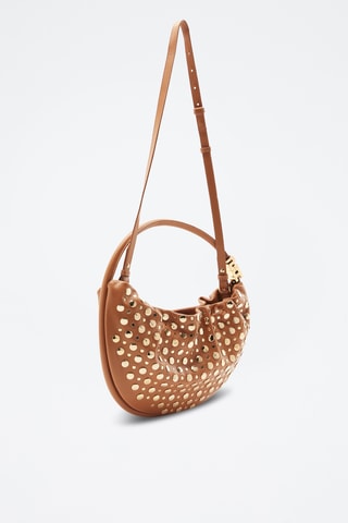 Sac porté épaule en cuir - Marron