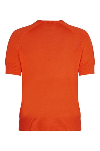 Pull en mérinos et soie - Orange