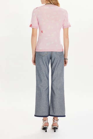 Pull en laine et cachemire - Rose