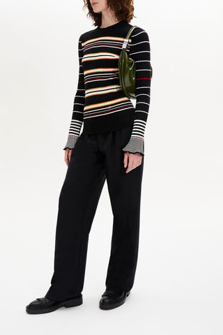 Pull en laine - Noir et écru