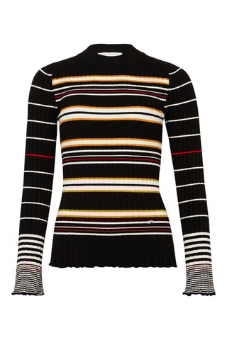 Pull en laine - Noir et écru