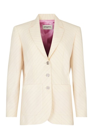 Veste - Ecru et rose