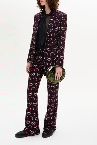 Veste - Bordeaux et noir