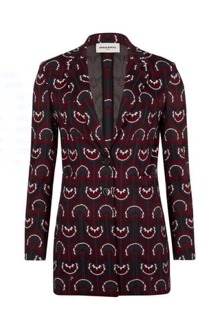 Veste - Bordeaux et noir