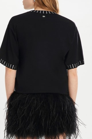Top en laine - Noir