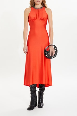 Robe midi - Corail