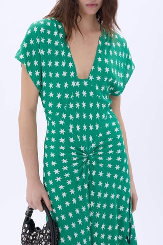 Robe midi - Vert
