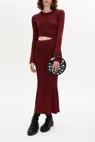 Robe pull - Bordeaux