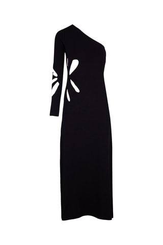 Robe asymétrique - Noir