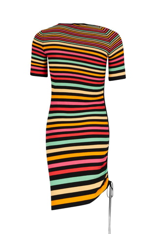 Robe courte en laine - Multicolore