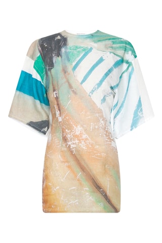 Robe droite en lin - Blanc