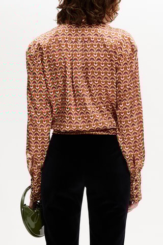 Blouse - Vieux rose et orange