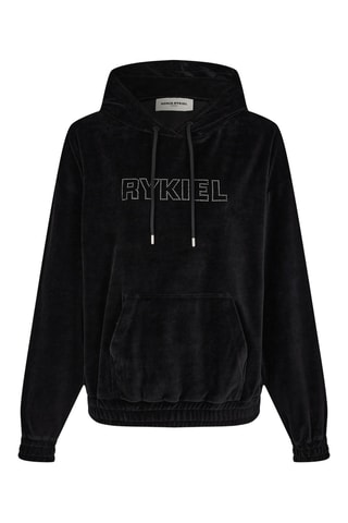 Sweat en velours - Noir