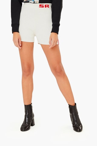 Short en laine - Blanc