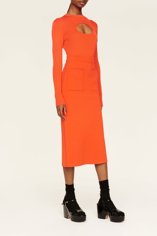 Jupe longue - Orange