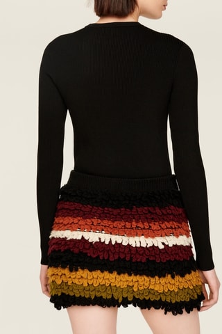 Jupe en laine - Noir