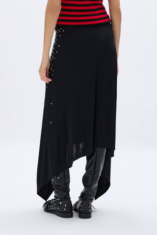 Jupe trapèze - Noir