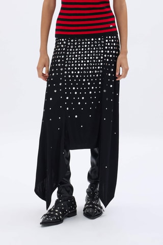 Jupe trapèze - Noir