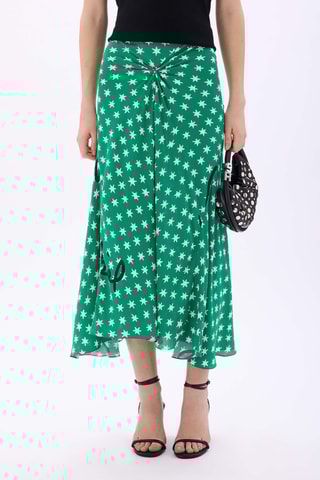 Jupe midi - Vert clair