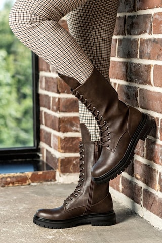 Bottes  - Marron