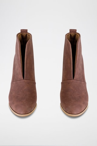 Bottines  - Marron
