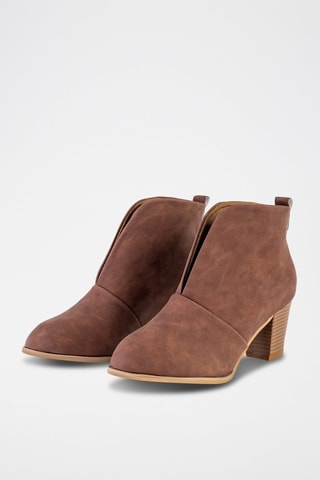 Bottines  - Marron