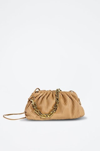 Sac porté épaule - Marron et doré