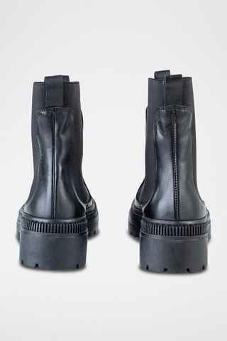 Bottines Chelsea en cuir - Noir