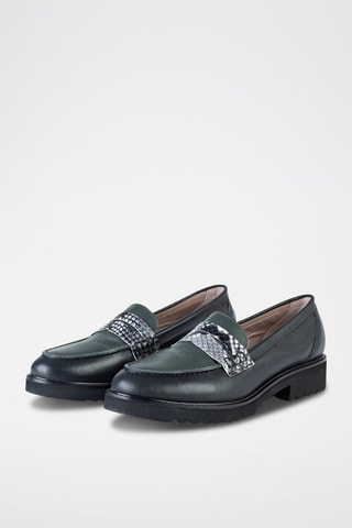 Mocassins en cuir  - Vert