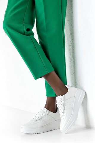 Baskets plateformes - Blanc - Blanc