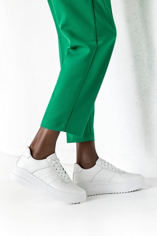 Baskets plateformes - Blanc - Blanc