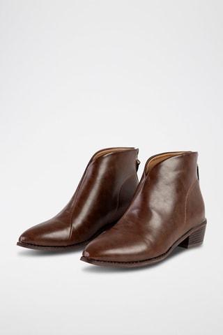 Bottines  - Marron
