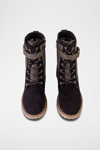 Bottines en nubuck  - Marron