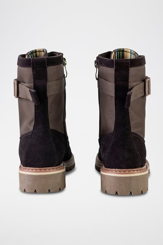 Bottines en nubuck  - Marron