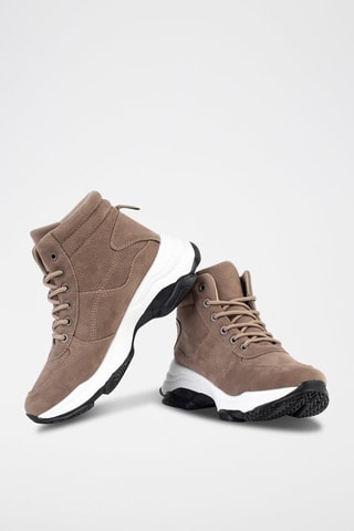 Baskets montantes  - Beige