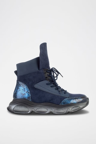 Baskets montantes  - Bleu