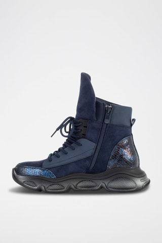 Baskets montantes  - Bleu