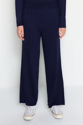 Camisola oversize e calças - Azul-marinho