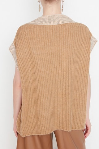 Camisola oversize - Bege