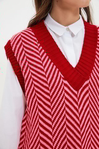 Camisola sem mangas - Vermelho