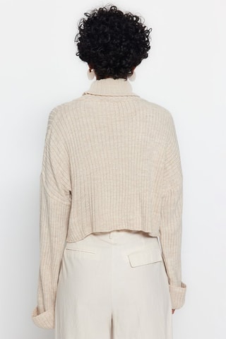 Camisola oversize - Bege