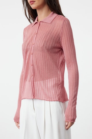 Casaco de malha - Rosa-claro