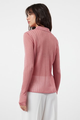 Casaco de malha - Rosa-claro