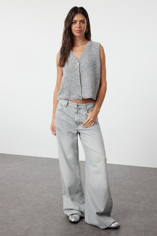 Colete regular - Cinzento