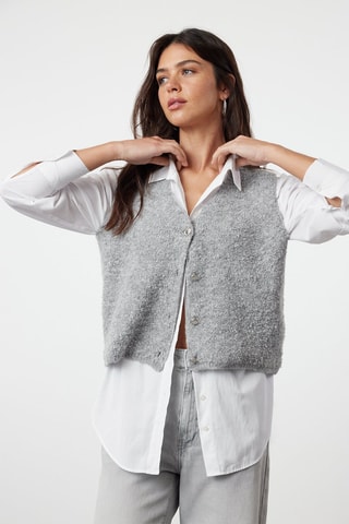 Colete regular - Cinzento