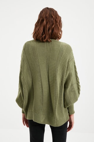 Casaco de malha Caqui