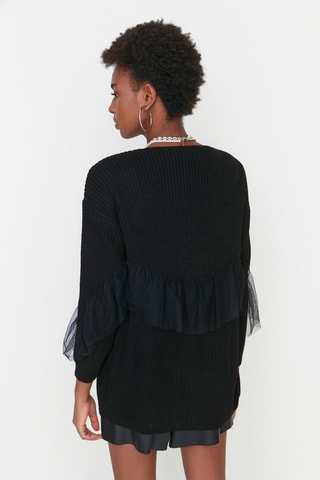 Casaco de malha - Preto