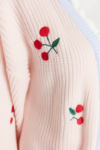 Casaco de malha - Rosa-claro