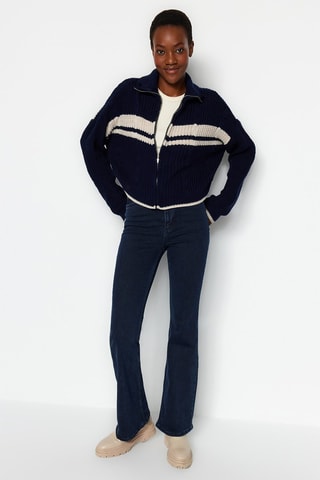 Casaco de malha Azul-marinho