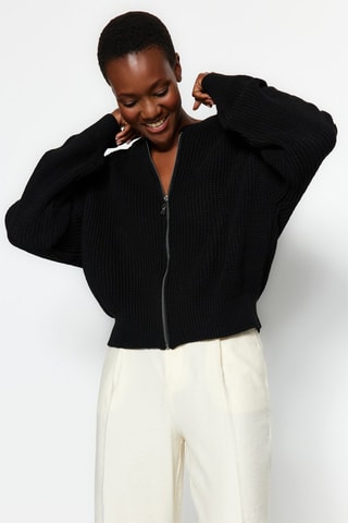 Casaco de malha Preto